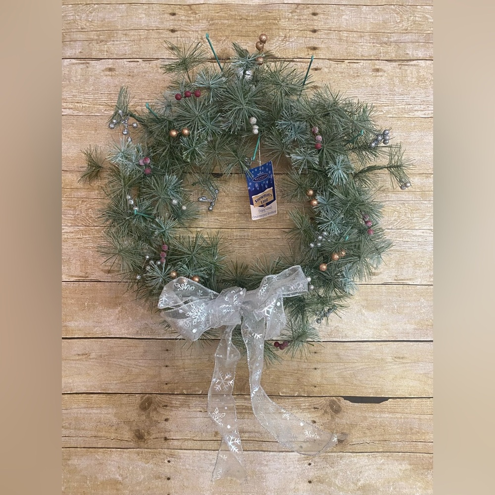 Hallmark Keepsake Wreath Snowman's Land NWT Christmas Holiday HTF Rare 2003